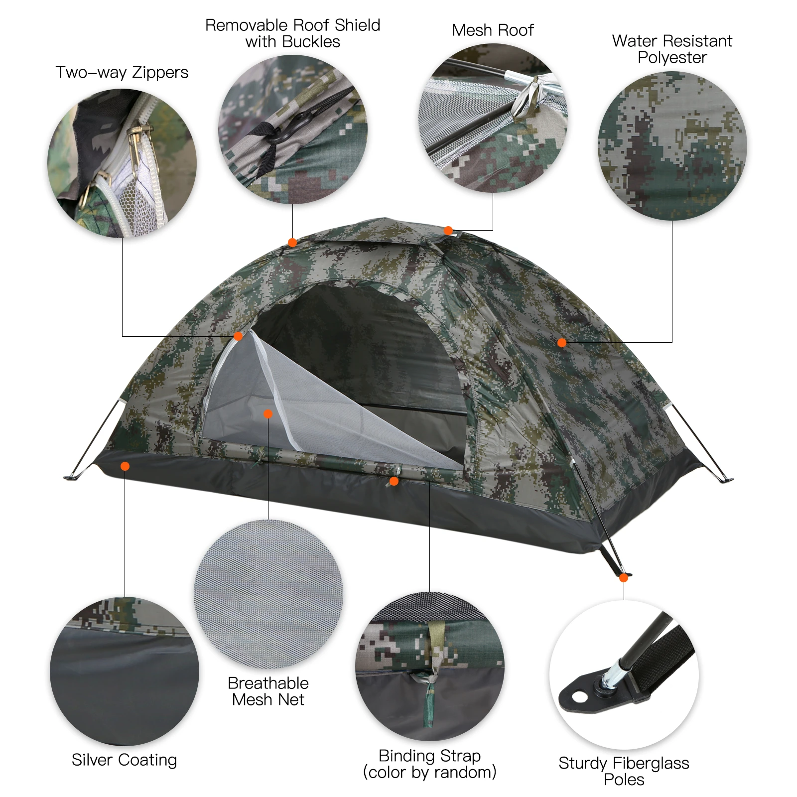 2 Person Ultralight Hiking Tent 2