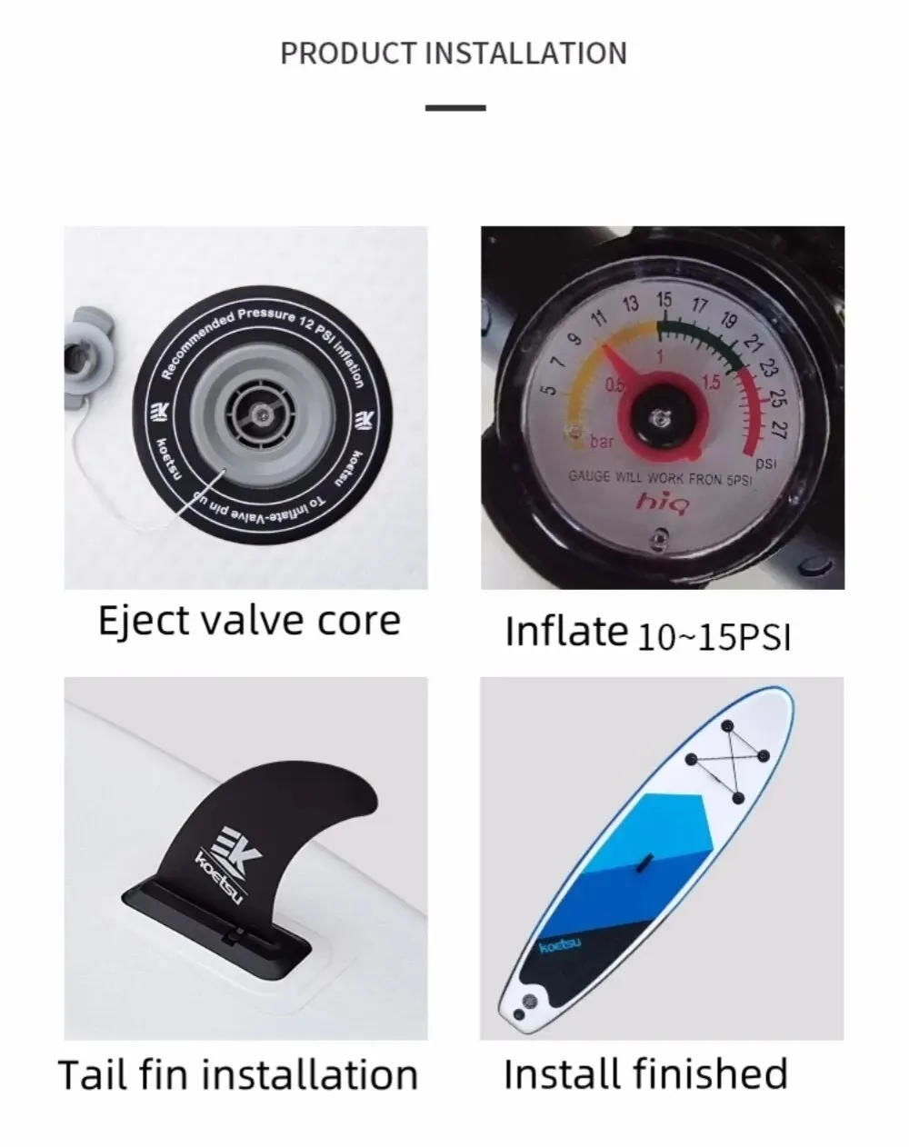 Premium Inflatable SUP Board & Surf Set 5