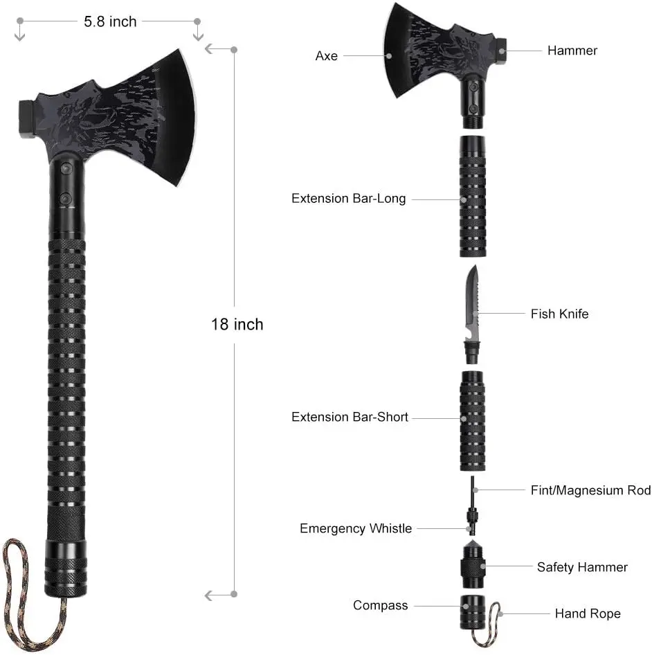 Tactical Folding Survival Axe 2